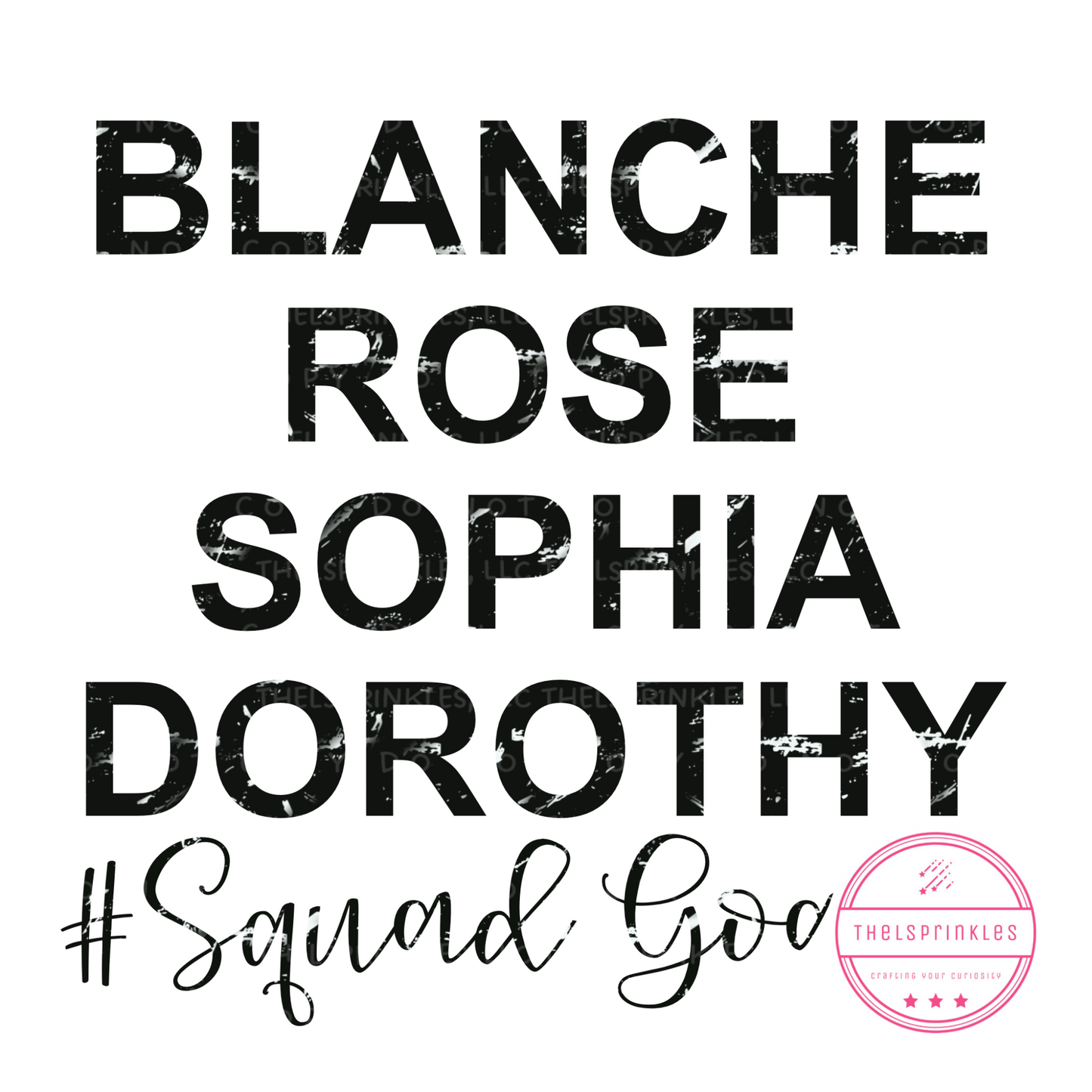 Golden Girls squad goals, png download