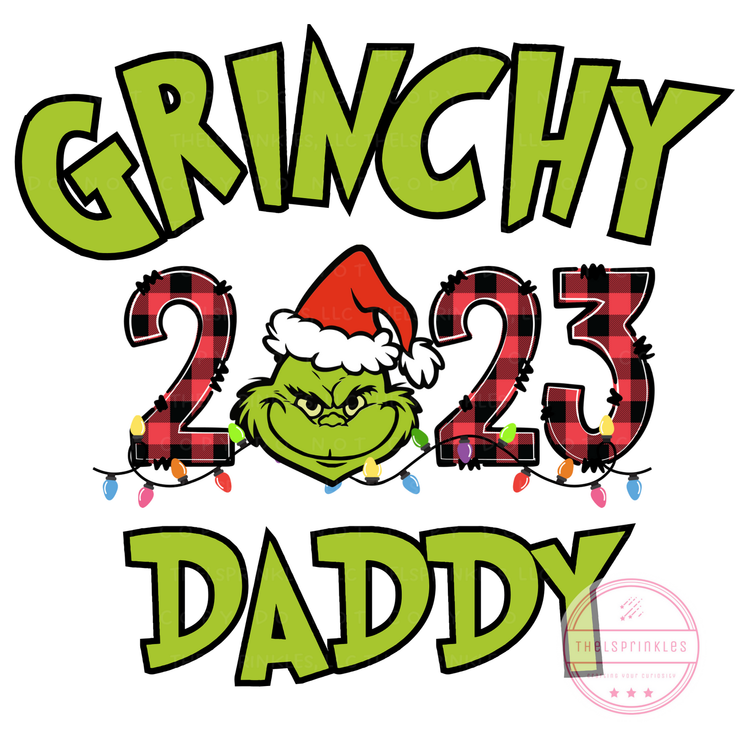 Grinchy daddy, png download