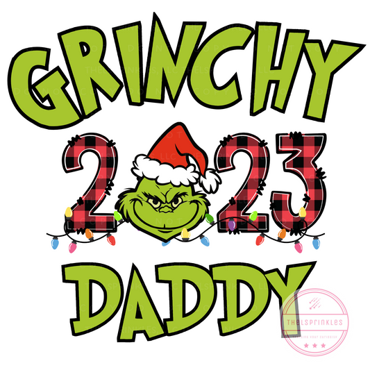 Grinchy daddy, png download