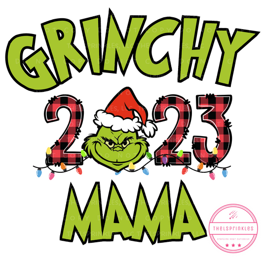 Grinchy mommy/mama, png download
