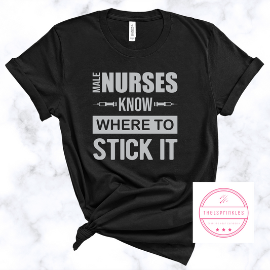 Male Nurses Know Where to Sick it