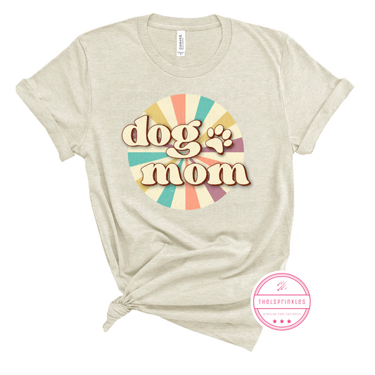 Dog mom retro