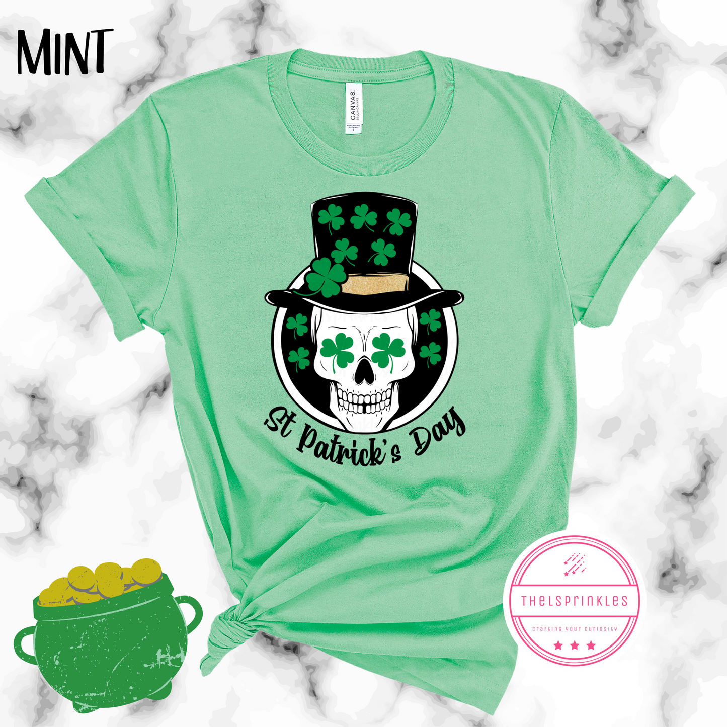 St. Patrick’s Day Skull
